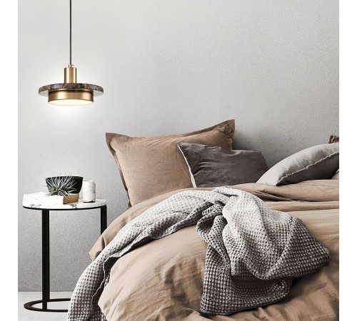 Подвесной светильник Escada 10260/1LED Brown marble Torano