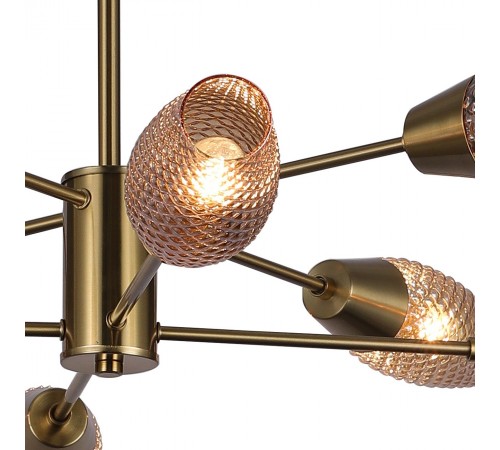 Люстра на штанге Escada 10165/8PL Copper Desire