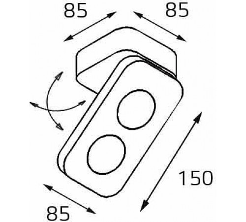 Спот Italline 62AC21 white 62AC21