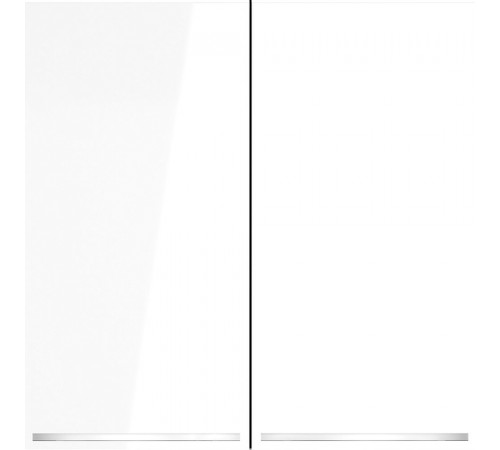 Выключатель проходной двухклавишный с подсветкой без рамки Voltum VLS020401 S70