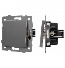 Выключатель одноклавишный без рамки Arlight 49869 SWT