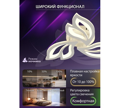 Потолочная люстра Natali Kovaltseva LED LAMPS 81426