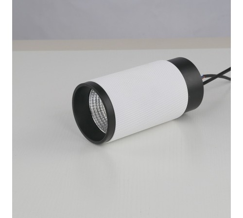 Накладной светильник iLedex 1954-10W-3000K-36 BK+WH Delta