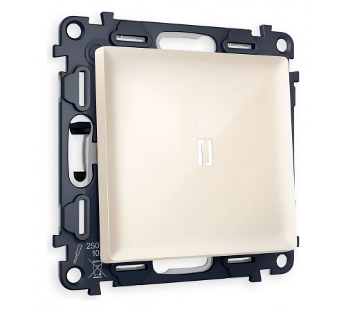 Выключатель одноклавишный с подсветкой без рамки Ambrella Volt MA302015 Quant