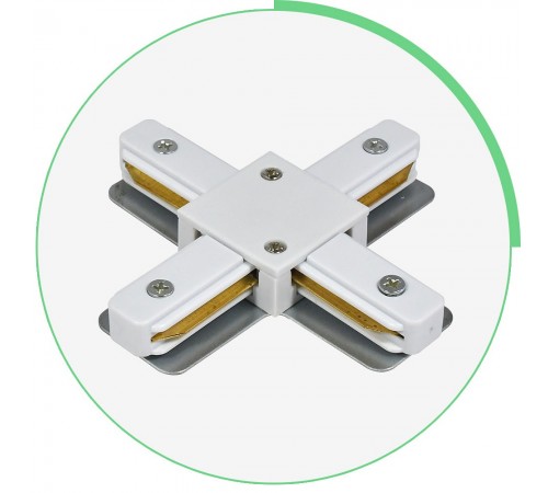 Соединитель X-образный для треков Hesby Lighting 0032 Skylite