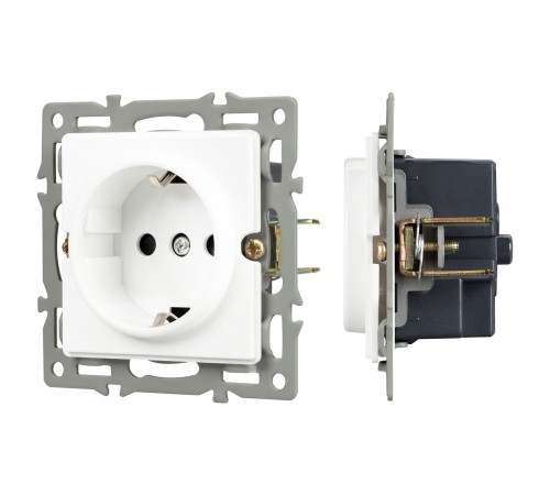 Розетка с заземлением, без рамки Arlight 43739 SCT