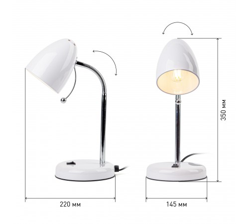 Настольная лампа офисная Эра Б0047200 N116