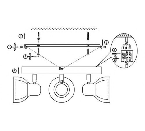 Спот Globo 56182-3 Nashville
