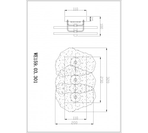 Бра Wertmark WE159.03.301 Nicola