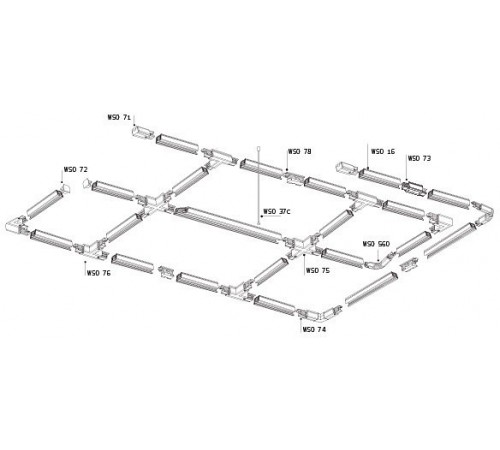 Светильник на штанге Italline 8129 white 8129
