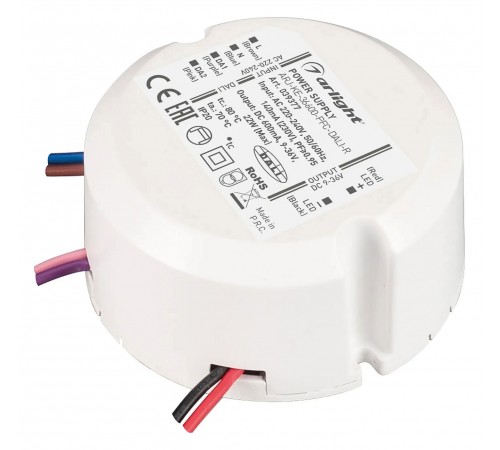 Блок питания с проводом Arlight 039377 ARJ