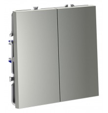 Выключатель двухклавишный без рамки Voltum VLS020105 S70