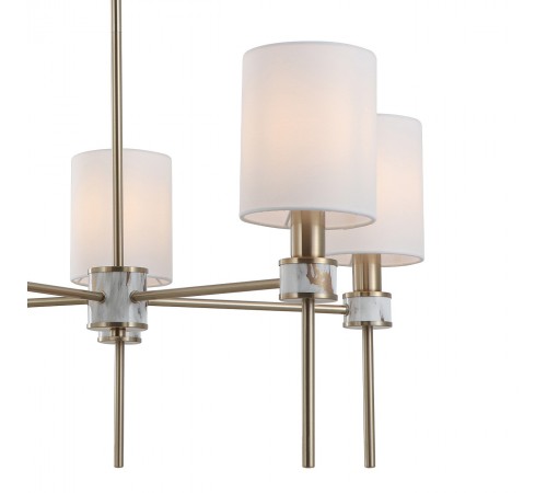 Люстра на штанге Indigo 13035/5R Brass Poesia