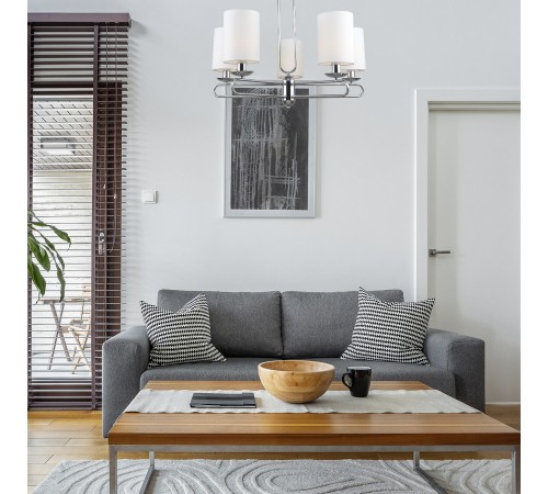 Люстра на штанге Escada 10166/5PL Chrome Eclipse