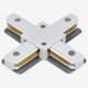 Соединитель X-образный для треков Hesby Lighting 0032 Skylite