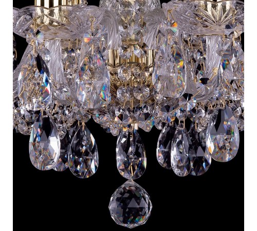 Подвесная люстра Bohemia Ivele Crystal 1402/8/141/G 1402