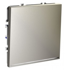 Выключатель проходной одноклавишный с подсветкой без рамки Voltum VLS010404 S70