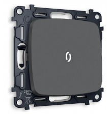 Выключатель одноклавишный с подсветкой без рамки Ambrella Volt MO902015 Quant