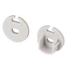 Набор заглушек для профиля с отверстием Arlight 039223 PVC