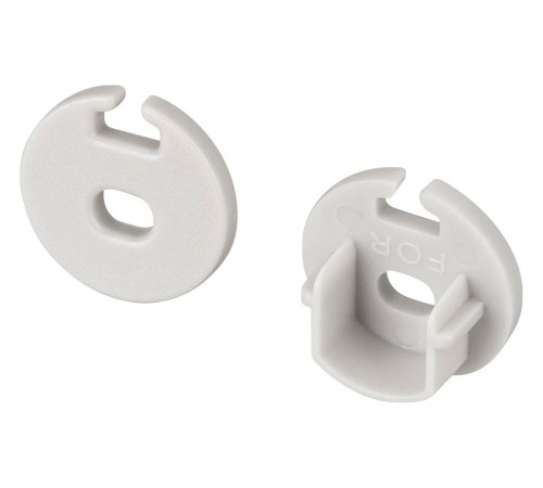 Набор заглушек для профиля с отверстием Arlight 039223 PVC