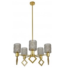 Люстра на штанге Indigo 13025/5R Gold Preda