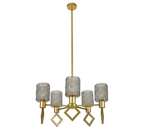 Люстра на штанге Indigo 13025/5R Gold Preda