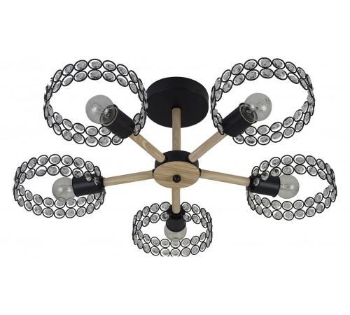 Люстра на штанге Escada 679/5P Black Banjo