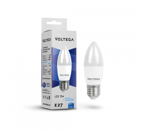 Лампа светодиодная Voltega 8452 Candle 10W