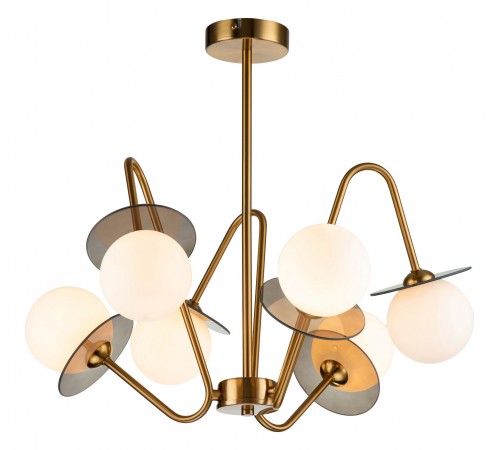 Люстра на штанге Indigo 11020/6R Brass Jazz