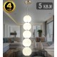 Подвесной светильник Natali Kovaltseva LED LAMPS 81100/5C GOLD WHITE LOFT LED