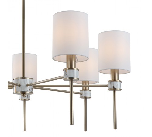 Люстра на штанге Indigo 13035/8R Brass Poesia