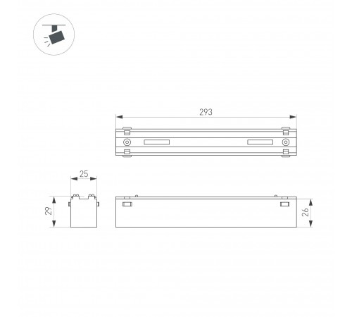 Встраиваемый светильник Arlight 044178 MAG-VIBE