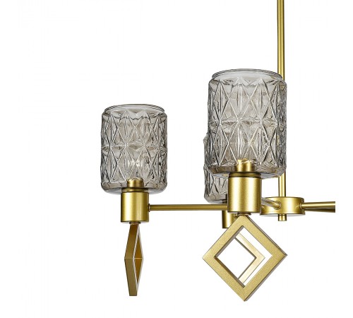 Люстра на штанге Indigo 13025/5R Gold Preda