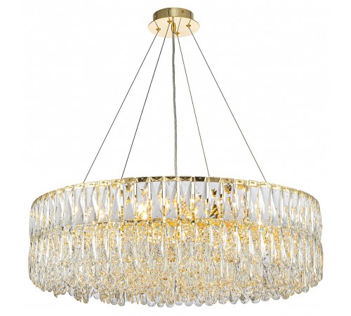 Подвесная люстра Indigo 12050/18P Gold Vortice