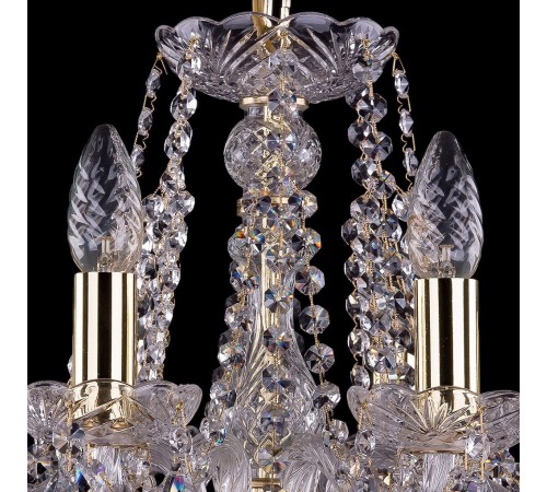 Подвесная люстра Bohemia Ivele Crystal 1413/8/165/G 1413