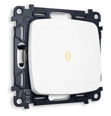 Выключатель одноклавишный с подсветкой без рамки Ambrella Volt MO122010 Quant