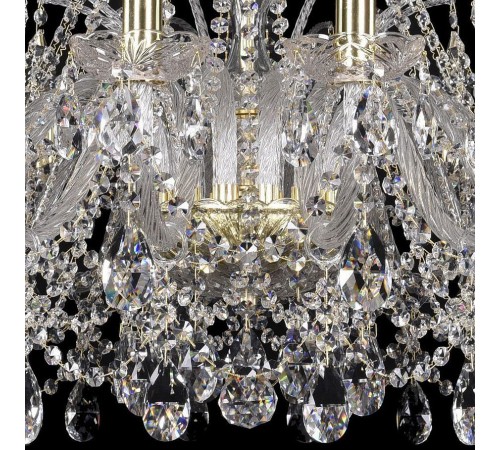 Подвесная люстра Bohemia Ivele Crystal 1411/16/300/G 1411