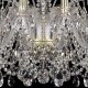 Подвесная люстра Bohemia Ivele Crystal 1411/16/300/G 1411