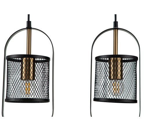 Подвесной светильник Indigo 10009/3P Black Via