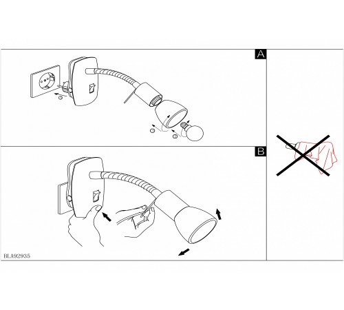 Бра Eglo 92935 Dakar 3