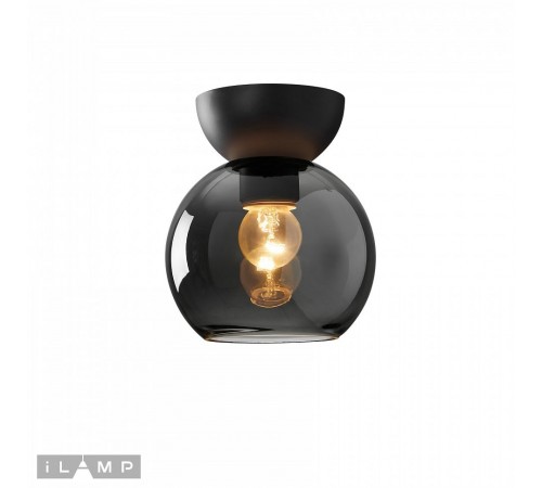 Накладной светильник iLamp C6079-1 BK+SM Mono