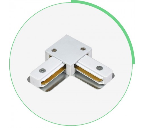 Соединитель угловой L-образный для треков Hesby Lighting 0030 Skylite