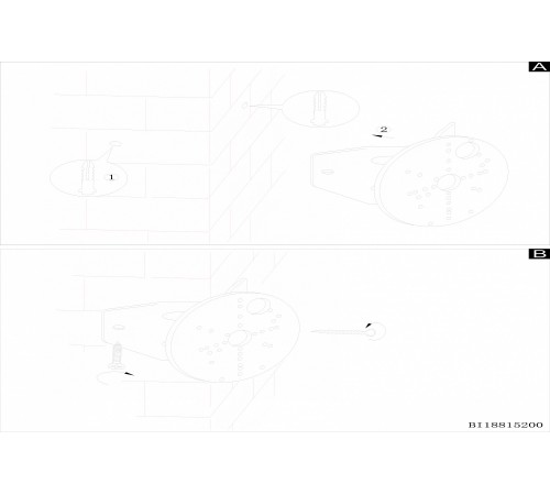 Крепление для уличных светильников Eglo 88152