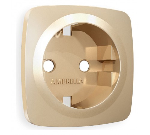 Накладка для розетки с заземлением Ambrella Volt OP6060 Quant