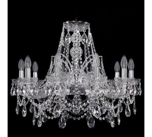 Подвесная люстра Bohemia Ivele Crystal 1411/10/240/Ni 1411