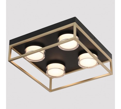 Накладной светильник iLedex 4778-37x37 MBK+SGD Link