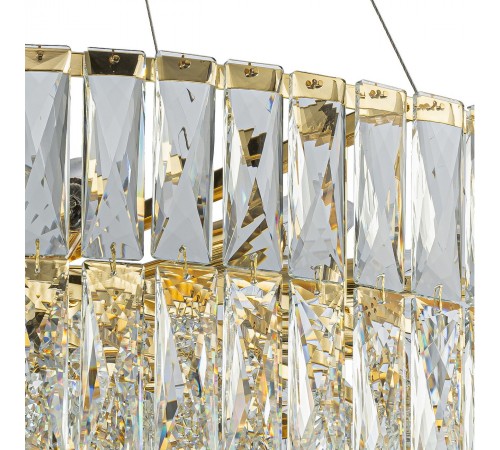 Подвесная люстра Indigo 12050/18P Gold Vortice
