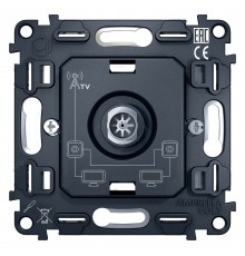 Механизм ТВ-розетки проходной Ambrella Volt VM211 Quant