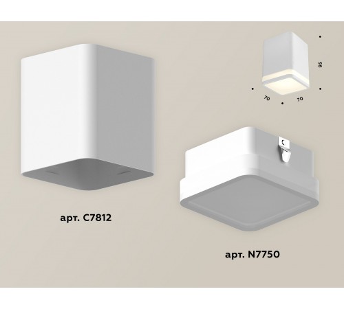 Накладной светильник Ambrella Light XS7812020 XS