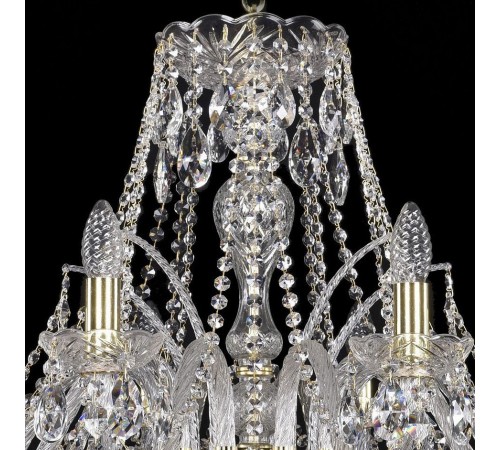 Подвесная люстра Bohemia Ivele Crystal 1411/10/300/G 1411